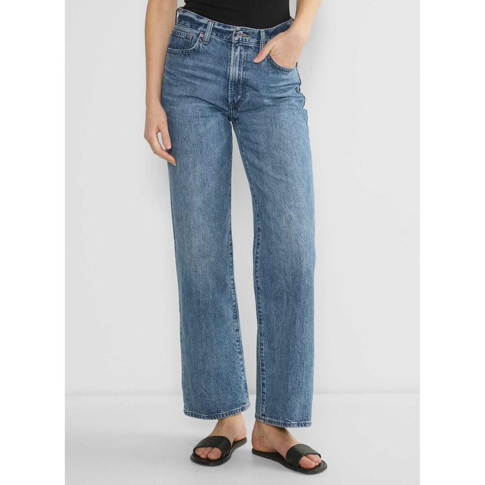 Aritzia Denim Forum The Farrah Hi-rise Wide Jean Sz 26 $110 MSRP - Picture 2 of 8